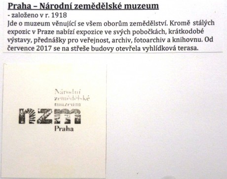 Praha - Národní zemědělské muzeum