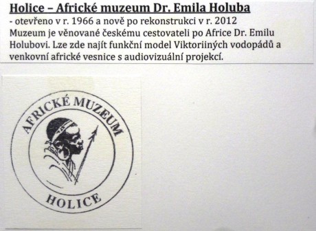 Holice -Africké muzeum dr. E. Holuba