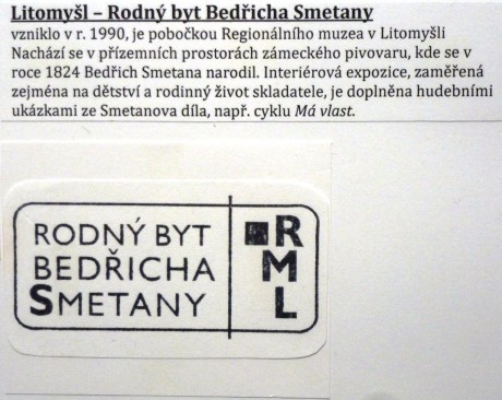 Litomyšl - Rodný byt B. Smetany