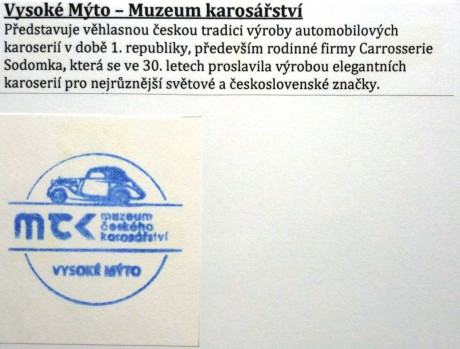 Vysoké Mýto - Muzeum českého karosářství